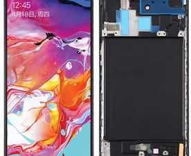 DISPLAY SAMSUNG A70 OLED ORI SIZE CON MARCO