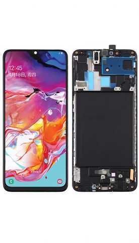 DISPLAY SAMSUNG A70 OLED ORI SIZE CON MARCO