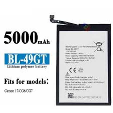 BATERIA BL-49 GT Tecno Camon 17/17P/18/19 Neo / CG7 / CH6h / CH6i /Spark 8P /9T KG7/ KG7h -5000 MAh
